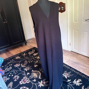 Helmut Lang Black Slit Dress